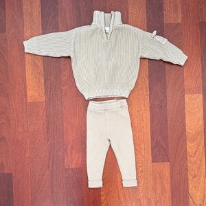 Cozy Cream Kids Matching Set